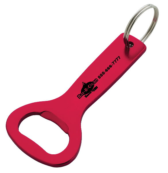 Aluminum Bottle Opener Key Ring